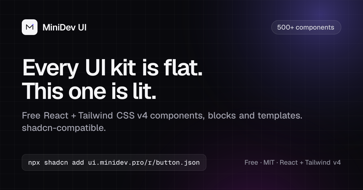 @minidev preview